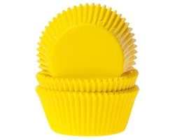 House of Marie Cupcake Vormpjes Geel - pk/50