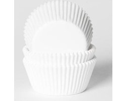 House of Marie Cupcake Vormpjes Wit - pk/500