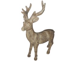 House of Seasons Decoratieve beeld Hert bruin L21xB10xH28cm