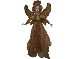 House of Seasons Decoratieve beeld Luxe Engel D.goud H45cm