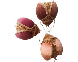 House of Seasons Hang ornament Kever Set van 3 L6xB9xH12cm