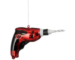 House of Seasons Set van 3 , Hang ornament boormachine L14xB3,5xH8,5cm