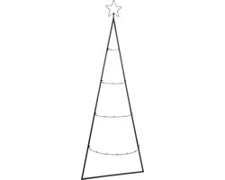 House of Seasons Wandrek voor Decoraties - L50 x H131 cm - Metaal - Zwart