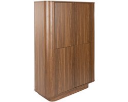 Housecraft Living Almira Kast Marmerlook/ Walnootkleur - Bruin