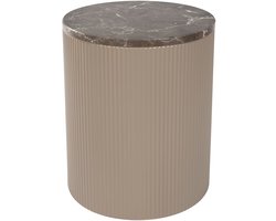 Housecraft Living Anna Bijzettafel Rond 35 cm Beige