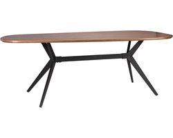 Housecraft Living Chase Eettafel Organisch/ Rechthoekig Metaal/ Hout - Beige