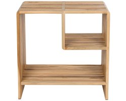Housecraft Living Djia Bijzettafel/ Nachtkastje Teak Hout - Bruin
