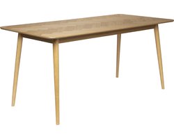 Housecraft Living Fabio Eettafel Visgraat Hout 160x80 cm Naturel