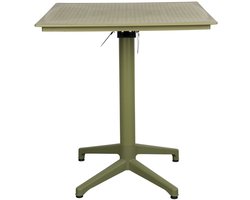 Housecraft Living George Bistrotafel/ Tuintafel/ Balkontafel Inklapbaar 70x70 cm Groen