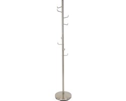 Housecraft Living Hooked kapstok staand metaal Zilver