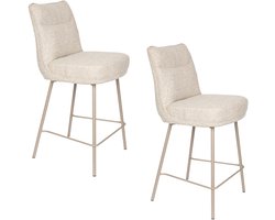 Housecraft Living Jacques Barkrukken Beige - Set van 2
