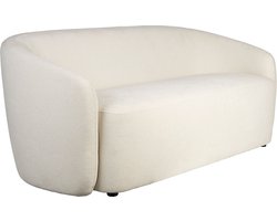 Housecraft Living Len Bank 3-zits Teddy stof Wit