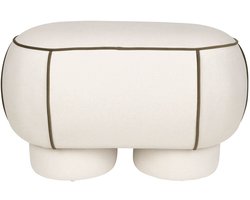 Housecraft Living Marina Hocker M Wit