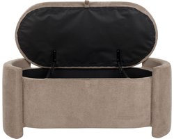 Housecraft Living Miro Bankje met Opbergruimte 108 cm - Grijs