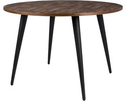 Housecraft Living Mo Eettafel Rond Hout 110 cm Naturel