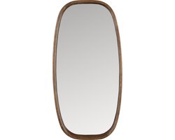 Housecraft Living Nyko Spiegel/ Wandspiegel Hout Bruin 80x40 cm (M) Bruin