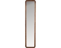 Housecraft Living Nyko Spiegel/ Wandspiegel Rechthoekig Hout 120x26 cm (M) Bruin