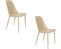 Housecraft Living Pip Eetkamerstoelen Beige - Set van 2