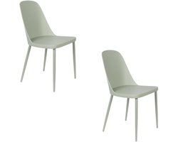 Housecraft Living Pip Eetkamerstoelen Mintgroen - Set van 2