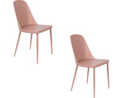 Housecraft Living Pip Eetkamerstoelen Roze - Set van 2