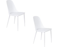 Housecraft Living Pip Eetkamerstoelen Wit - Set van 2