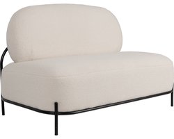 Housecraft Living Polly 2-zitsbank Teddy Ivoor wit/ Beige