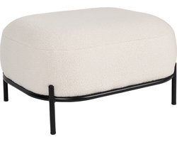 Housecraft Living Polly Hocker Teddy Ivoor