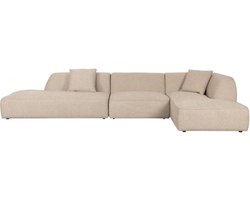 Housecraft Living Tanja 4,5-Zitsbank/ Hoekbank Rechts Beige