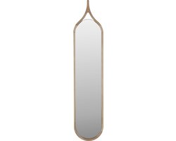 Housecraft Living Thun Spiegel/ Passpiegel Ovaal 120x26 cm Hout - Beige
