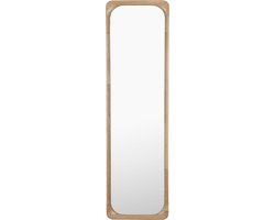 Housecraft Living Thun Spiegel/ Passpiegel Rechthoekig 120x35 cm Hout - Beige}