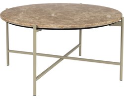 Housecraft Living Tooz bijzettafel Rond 60 cm Marmer Beige