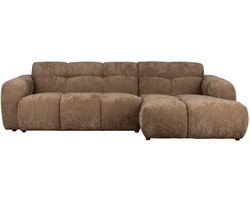 Housecraft Living Vento 3,5-Zitsbank Rechts Bruin