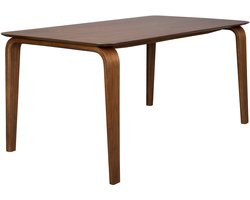 Housecraft Living Walden Eettafel 160x90 cm Hout Walnootkleur bruin