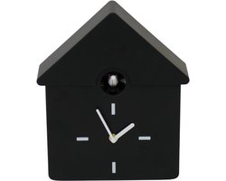 Housevitamin- Klok- Wandklok Koekoeksklok- Zwart- 24x27x9cm