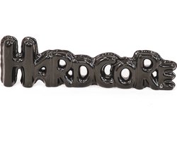 Housevitamin Ornament 'Hardcore' -33.4x3.8x9.8cm- Zwart