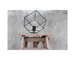 Housevitamin tafellamp / lamp 20x20x20 cm - geometrisch - zwart