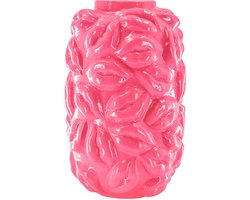 Housevitamin - Vaas - Bloemenvaas - Lippen - Keramiek - Fluor Roze - 17x17x27cm - Design - Eyecatcher