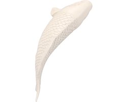 Housevitamin Vis Ornament - Hangend/Staand - Polyresin - Zand - 24x10x7cm