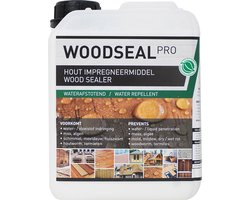 Hout Protector - Hout impregneermiddel voor buiten - Hout waterdicht maken - Hout behandelen - Nano Coating - Woodseal Pro 2,5L (15m2)