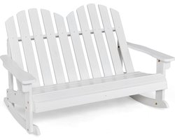 Houten Adirondack Schommelbank voor 2 Kinderen - Weerbestendige Tuinbank