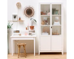 Houten Apothekers kast wit