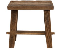 Houten Bankje 40 cm - Rustiek Teakhout