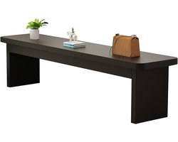 Houten Bankje - Halbankje Eetkamer - Entree Woonkamer - Smal Design - 100cm Lengte - Zwart