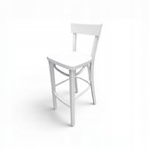 Houten barkruk JUSSI - IKEA - Nieuw - Wit