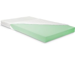 Houten Bed Otto - Met Bedbodem en Matras - 160x200 cm - Wit - Gemaakt in de EU - Slijtvast