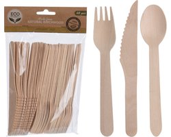 Houten Bestekset 48-delig