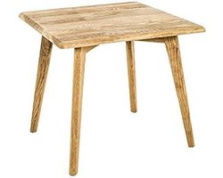 Houten Bijzettafel - 45 cm x 45 cm x 45 cm - Traditioneel Design