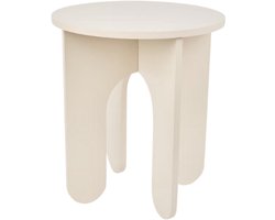 Houten bijzettafel Wit - 40 x 40 x 45 cm