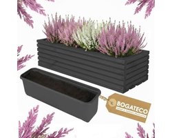 Houten Bloembak - Plantenbak 44 x 20 x 14,5 cm - Ideaal voor Tuin, Balkon en Terras