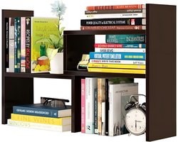 Houten Boekenkast en Organizer, Verstelbare Boekenkasten voor Kantoor en Keuken, Ideaal voor Opslag en Decoratie